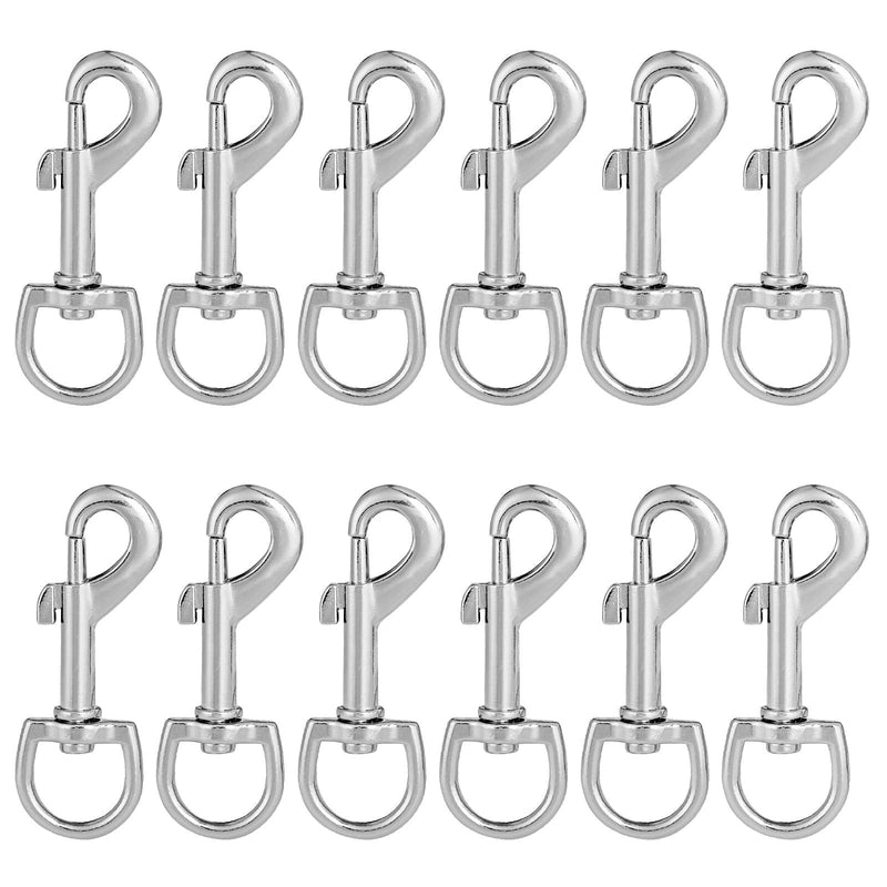 3 Inch Swivel Snap Hooks, 12Pcs Heavy Duty Pet Leash Hooks Swivel Eye Snap Clips for Dog Leash DIY Crafts Project - PawsPlanet Australia