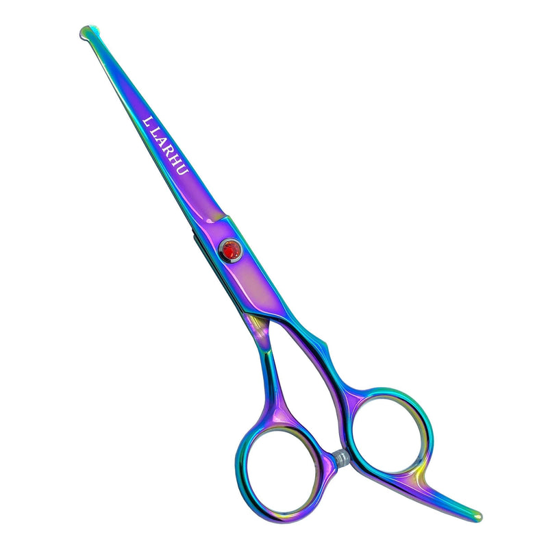 Professional Dog Grooming Scissors, L LARHU Safety Round Tip Dog Scissors For Dogs And Cats, 6 Inch Length Pet Grooming tools - PawsPlanet Australia