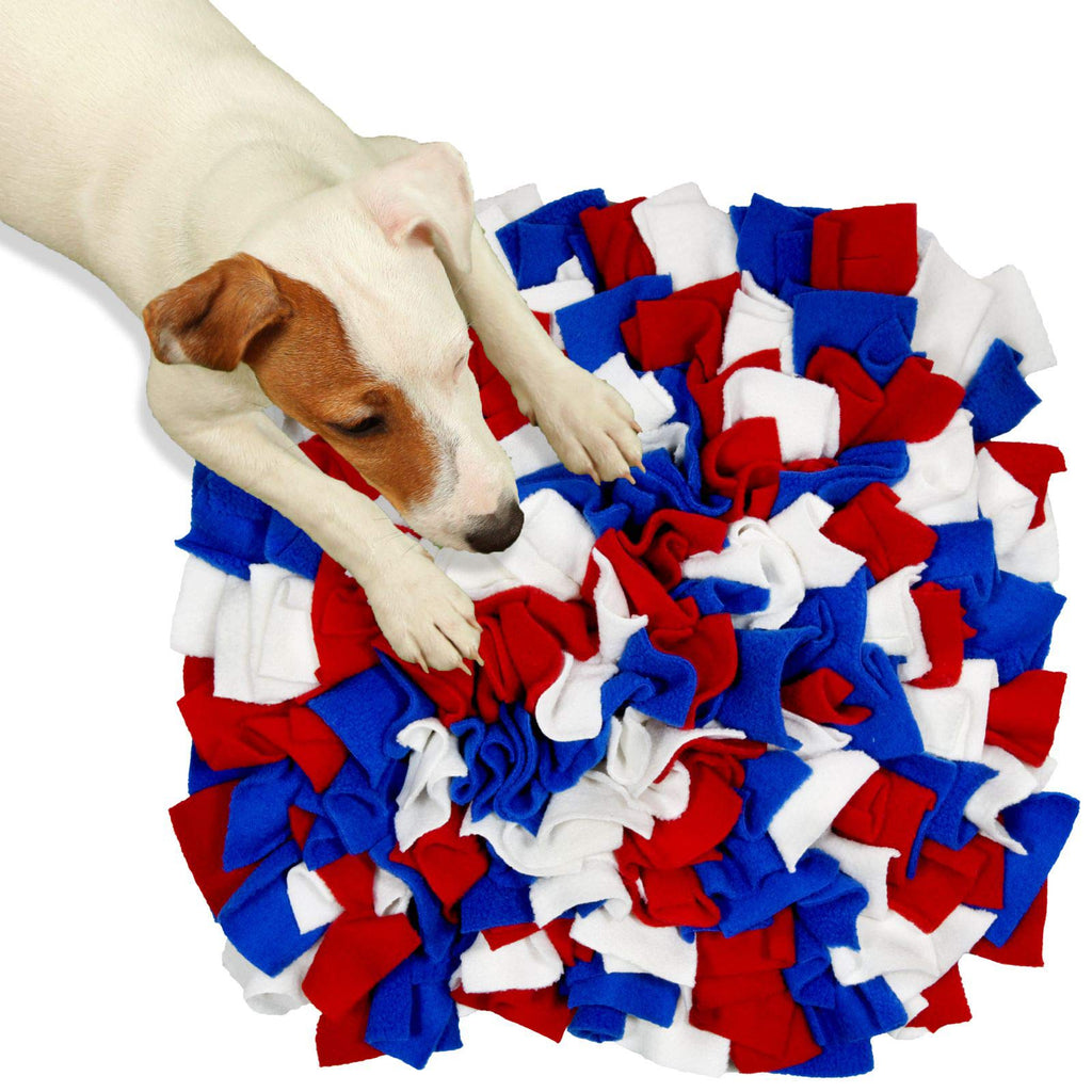 F-color Snuffle Mat for Dogs, Dog Puzzle Toys Interactive Dog Toys for Smell Training and Slow Eating, Dog Food Mat Non-Slip Nosework Snuffing Blanket Dog Training Pad for Pet Puppy Cat - PawsPlanet Australia