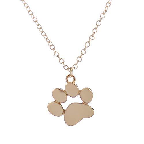 N7 925 Sterling Silver Paw Print Necklace, Paw Necklace, Dog Necklace, Dog Jewelry for Women, Dog Paw Necklace, Dog Pendant, Dog Necklaces for Women - PawsPlanet Australia