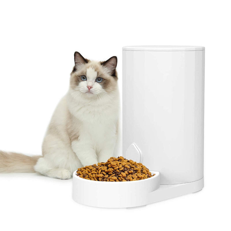 RIZZARI Automatic Cat Feeder, Dog Food Dispenser with Large Capacity,Gravity Automatic Pet Feeder Cat Food Bowl for Cats and Small Dogs（Feeder） - PawsPlanet Australia