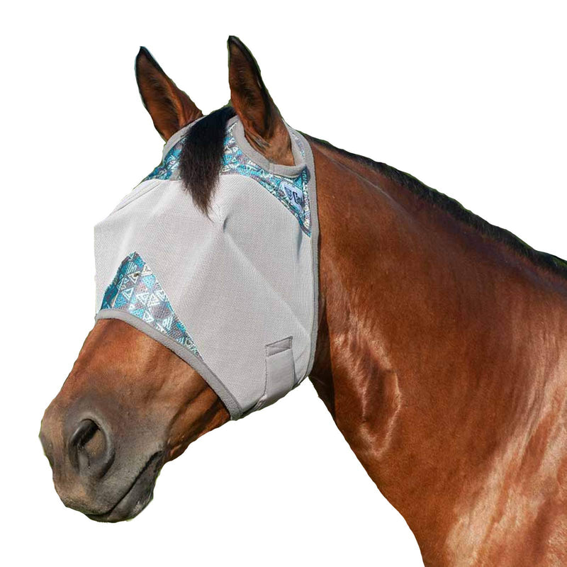 Equibrand Patterned Horse Crusader Fly Mask - PawsPlanet Australia