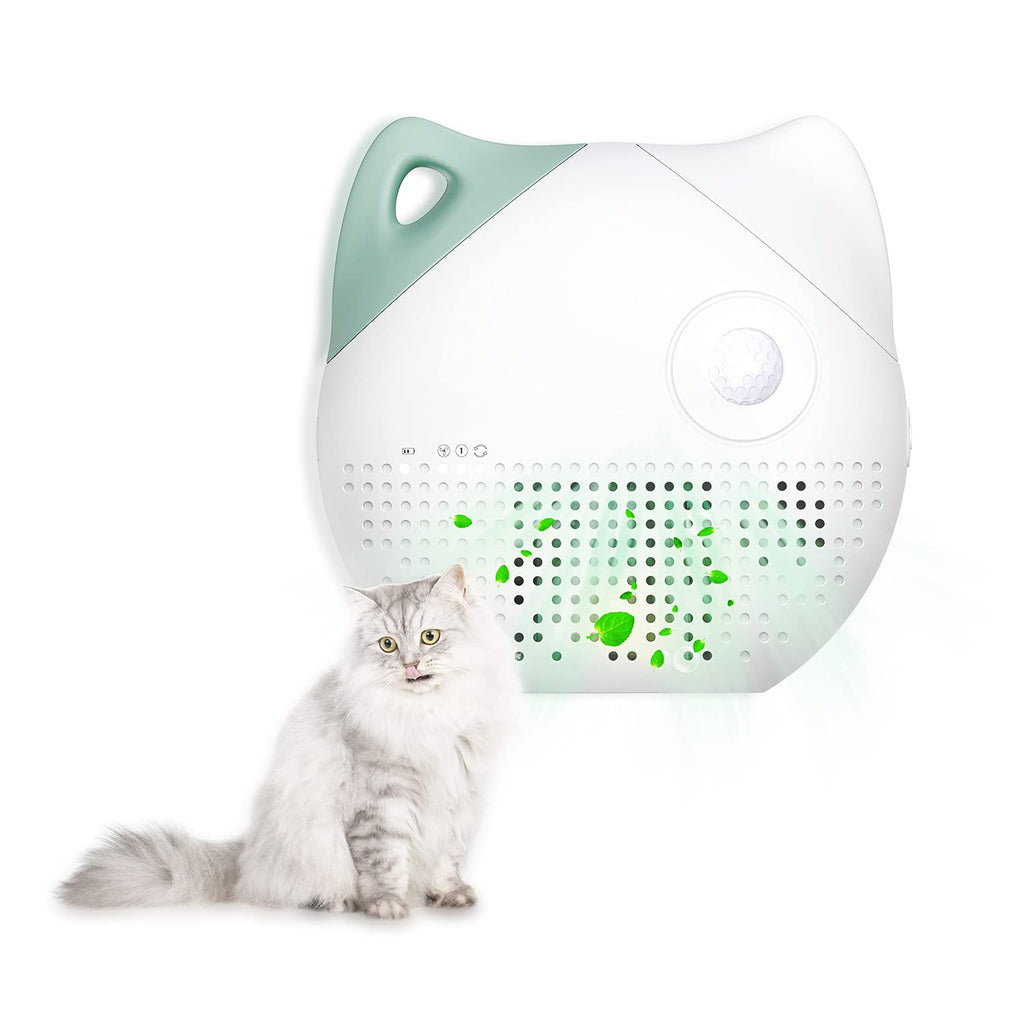 SOWEREAP Cat Litter Deodorizer Odor Box Genie Unscented Litter Box Dust-Free 7-Day Battery Life Remover for All Kinds of Cat Litter Box Bathroom Wardrobe Kitchen and Small Area - PawsPlanet Australia
