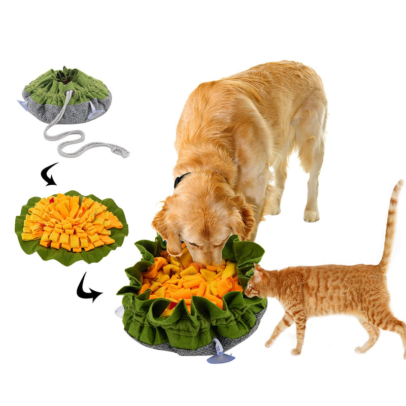Dog Feeding Mats - Interactive Feed Game for Boredom - Encourages Natural Foraging Skills, Fun Alternative to a Slow Feed Dog Bowl, Snuffle Mat for Small Large Dogs, Cats - PawsPlanet Australia