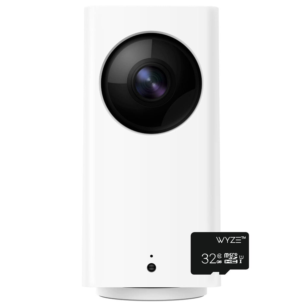 Wyze Cam Pan 1080p Pan/Tilt/Zoom Indoor Pet Monitoring Camera with Wyze 32GB MicroSD Card Class 10 - PawsPlanet Australia