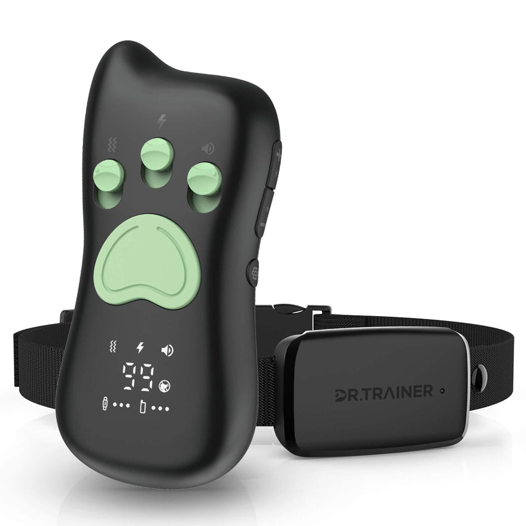 Dr.Trainer T1sPro Dog Training Collar with Remote, Quick Charge IPX7 Waterproof Shock Collar with APP & Watch Control, Free Combination Mode with Custom Sound/Vibration/Shock, 2600ft Remote Range - PawsPlanet Australia