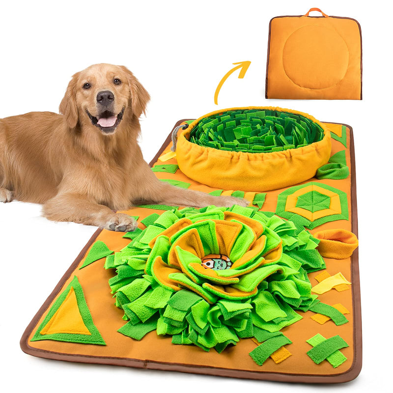 AWOOF Snuffle Mat for Large Dogs,Dog Snuffle Mat Interactive Feed Game for Boredom Stress Relief IQ Training Dogs Sniffing Mat Encourages Natural Foraging Skills for Small Medium Large Dogs - PawsPlanet Australia