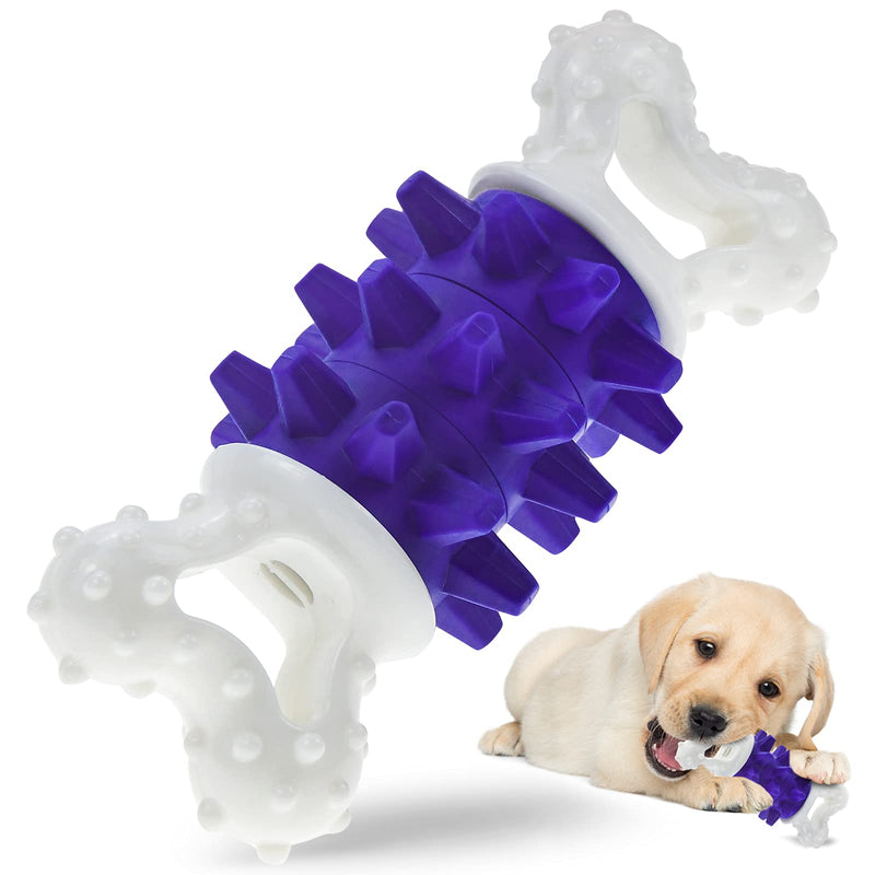 Puppy Toy,Puppy Chew Toys for Aggressive Chewers,Teething Cleaning,Durable Squeaky Toys for Small Dogs BLUE - PawsPlanet Australia