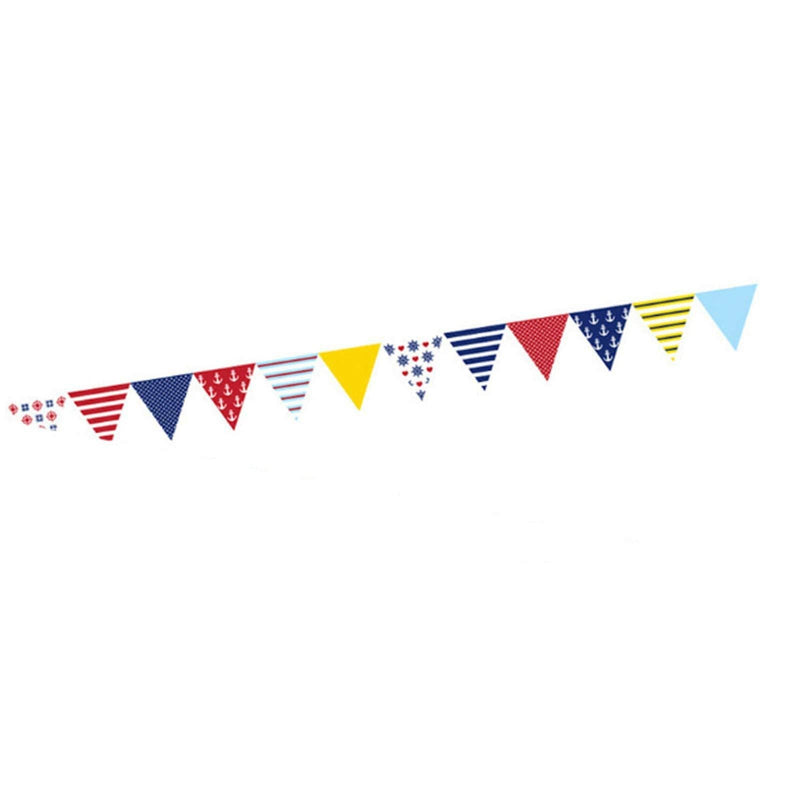 Pennant Banner Multicolor Bunting Flags Birthday Party Grand Opening Christmas Decorations - PawsPlanet Australia