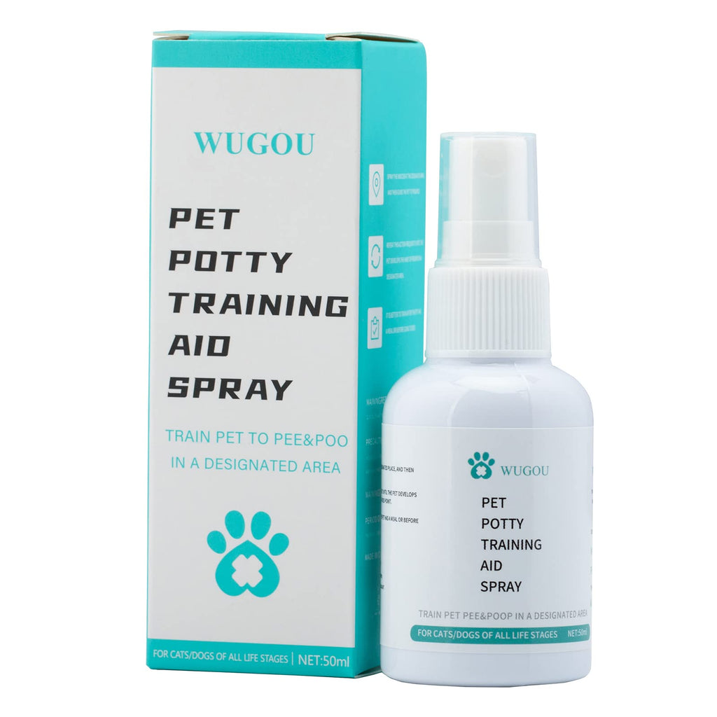 VVUGOU Puppy Potty Training Spray,Toilet Training & Behavior Aids for Cats & Dogs,Pet Corrector Spray for Pee Grass & Pad,Train Pet Where to Urinate, for All Life Stages Pet,Indoor & Outdoor Use,50ml - PawsPlanet Australia