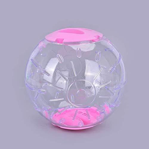 Zhang Ku 5.5inch Plastic Outdoor Sport Ball Grounder Rat Small Pet Rodent Mice Jogging Ball Toy Hamster Gerbil Rat Exercise Balls Play Toys Pink - PawsPlanet Australia