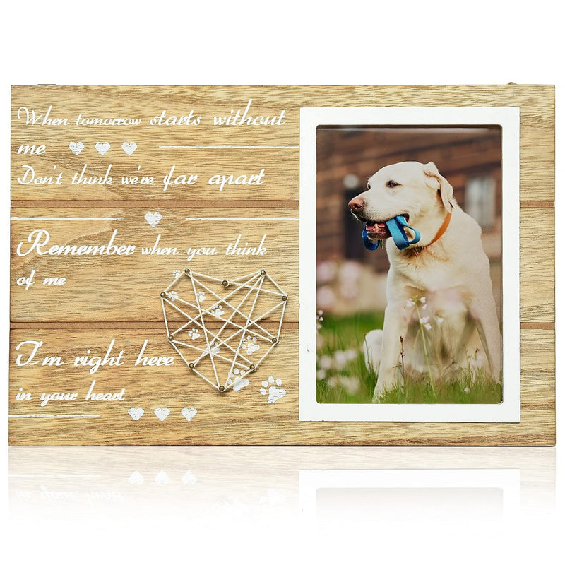 Vumdua Dog Memorial Gifts, Cat or Dog Memorial Picture Frame Leave Paw Prints on Our Hearts, Pet Memorial Gifts or Pet Loss Gifts, Pet Sympathy Frame Gift for Loss of Dog and Cat - PawsPlanet Australia