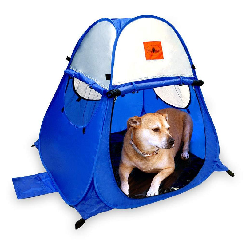 MYDEAL PRODUCTS Pop Up Dog Tent Outdoor Camping Large Doggy UV Sun Shelter for Shade and Weather Protection - Perfect for Yard, Beach and Outdoors! - PawsPlanet Australia