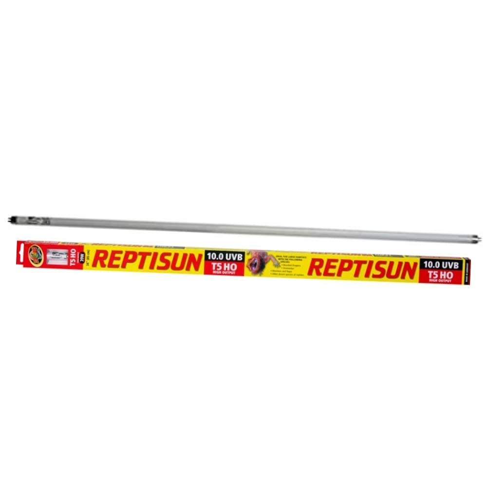 Zoomed Reptisun 34" 10.0 T5HO UV-B Bulb - Includes Attached DBDPet Pro-Tip Guide - Great for Bearded Dragons, and Chameleons - PawsPlanet Australia