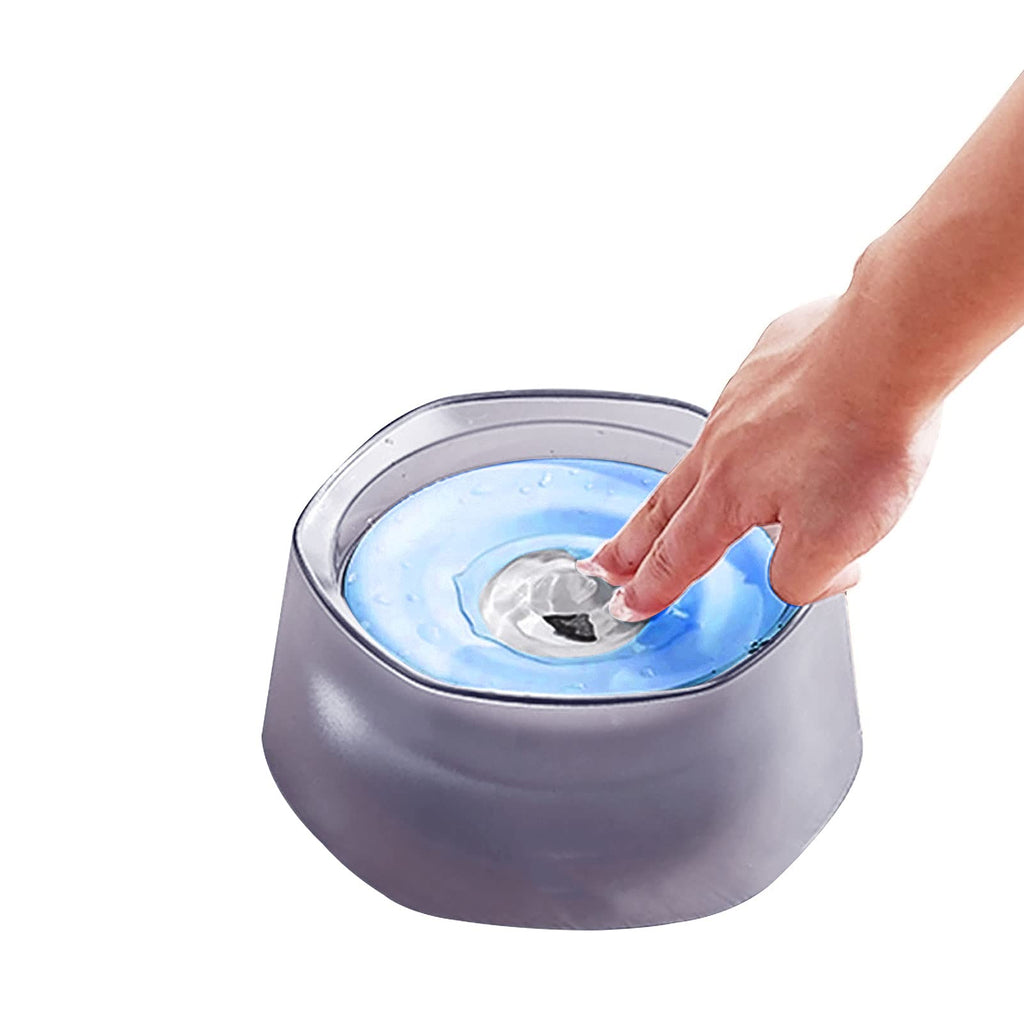 No Spill Dog Water Bowls, Dog Bowls with Floating Disk Spill Proof Water Bowl, Pet Water Bowl for Home and Travel, 1.4L Large-capacity Water Bowls for Large Dogs, Slow Water Feeder for Puppy Cats Pets Blue - PawsPlanet Australia