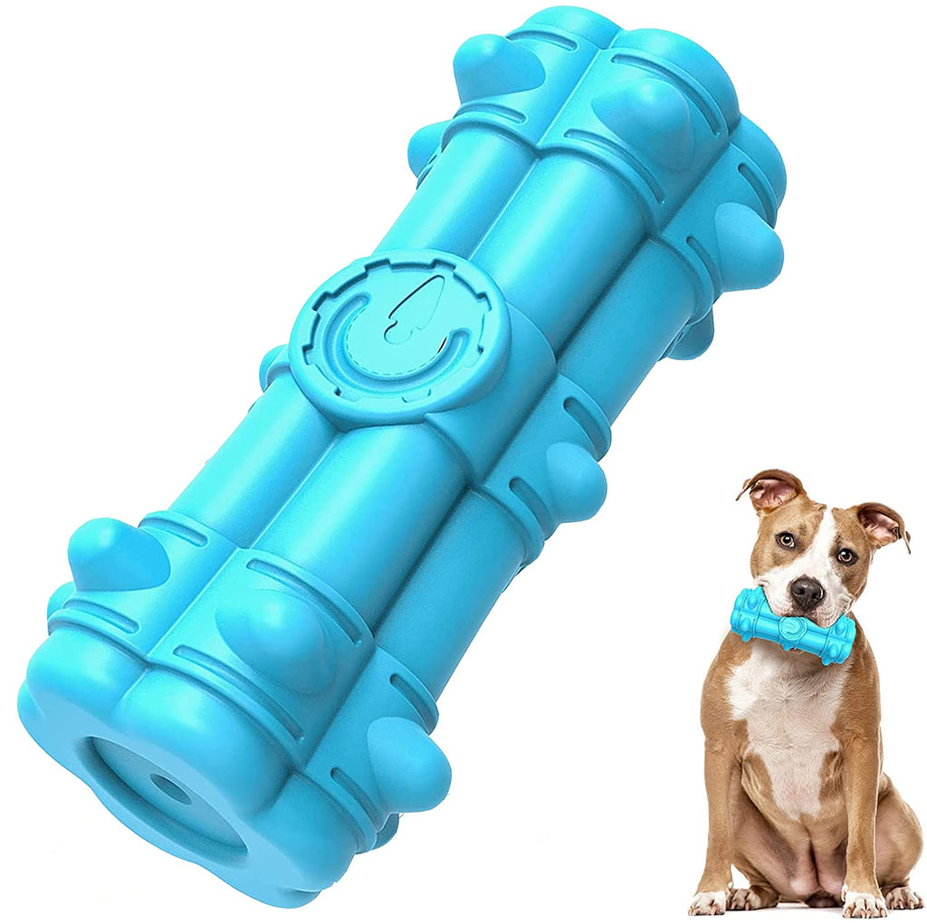 Homipooty Dog Chew Toys for Aggressive Chewers,Squeaky Dog Toys Indestructible Large Medium Breed Dog Teeth Grinding Toys Interactive Dog Chew Toys 100% Pure Natural Rubber,Milk Flavor - PawsPlanet Australia