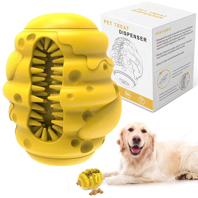 MOUWOO Dog Chew Toy for Aggressive Chewers, Durable Dog Toys for Large Dogs and Medium Dogs, Rubber Toy for Dog Chewing, Dog Dental Toys, Dog Slow Feeder Toy, Toy for Dog Interactive. - PawsPlanet Australia