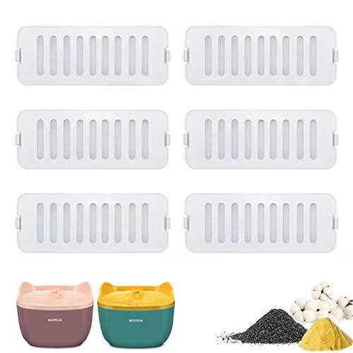 6Pieces Pet Water Fountain Filter Replacement for MOERUN 84oz/2.5L Dog Cat Water Fountain Water Dispenser - PawsPlanet Australia