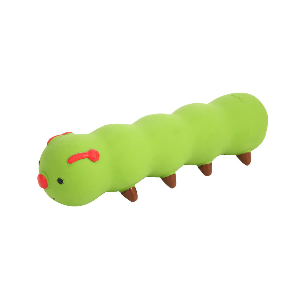 Petio Caterpillar Squeaky Toy – Soft Latex Dog Chew Toy – Caterpillar Dog Toy for Puppies, Small and Medium Dogs – Interactive and Fun Dog Squeak Toy for Fetching, Playing, Chewing - PawsPlanet Australia