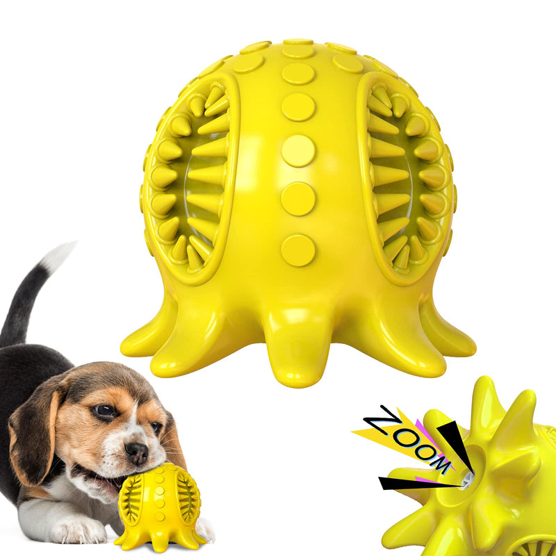 Squeaky Dog Toys for Aggressive Chewers, Dog Water Floating Toy Octopus Ball Indestructible Tough Power Chew Toy for Small Medium Dog, Interactive Treat Dispensing Toys Ball for Puppy Teeth Cleaning - PawsPlanet Australia