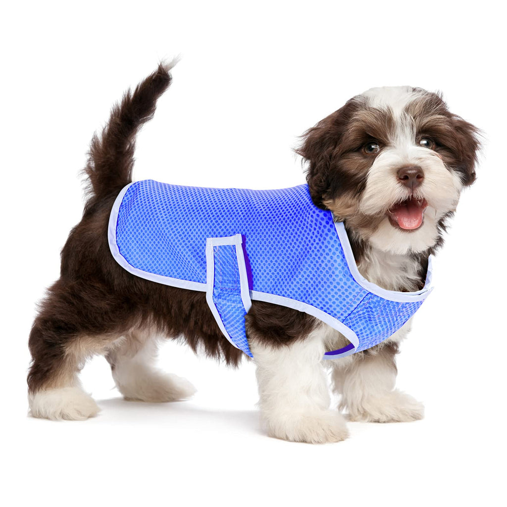 POPETPOP Dog Cooling Vest, Lightweight Cooling Jacket for Puppy Small Medium Dogs S - PawsPlanet Australia