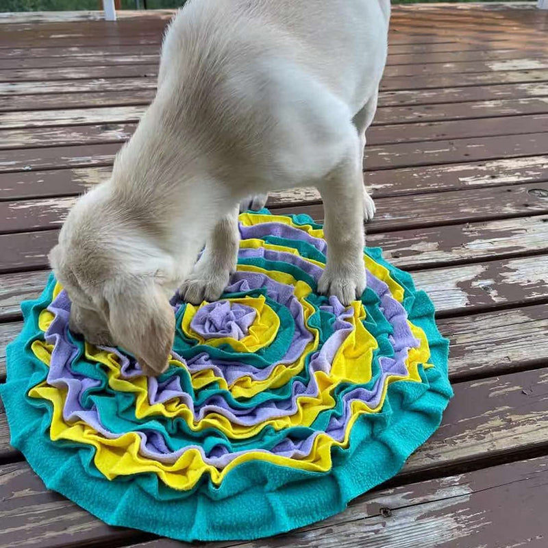 Feeding Mat Snuffle Mat for Dogs, Nosework Blanket, Dog Stimulation Mat Foraging Mat Treat Hider, Mental Stimulation Interactive Dog Toys for Dogs with Anxiety, Encourages Natural Foraging Skills - PawsPlanet Australia