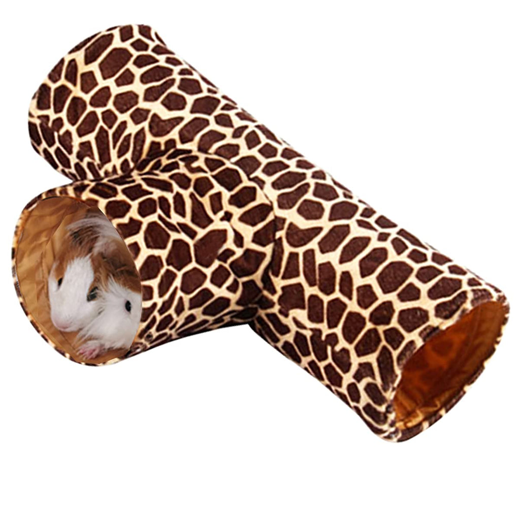 LEFTSTARER Guinea Pig Tunnel Guinea Pig Hideout Collapsible 3 Way Tunnel Tubes Toy for Ferret Hedgehog Chinchillas Mice Rat Rabbit - PawsPlanet Australia