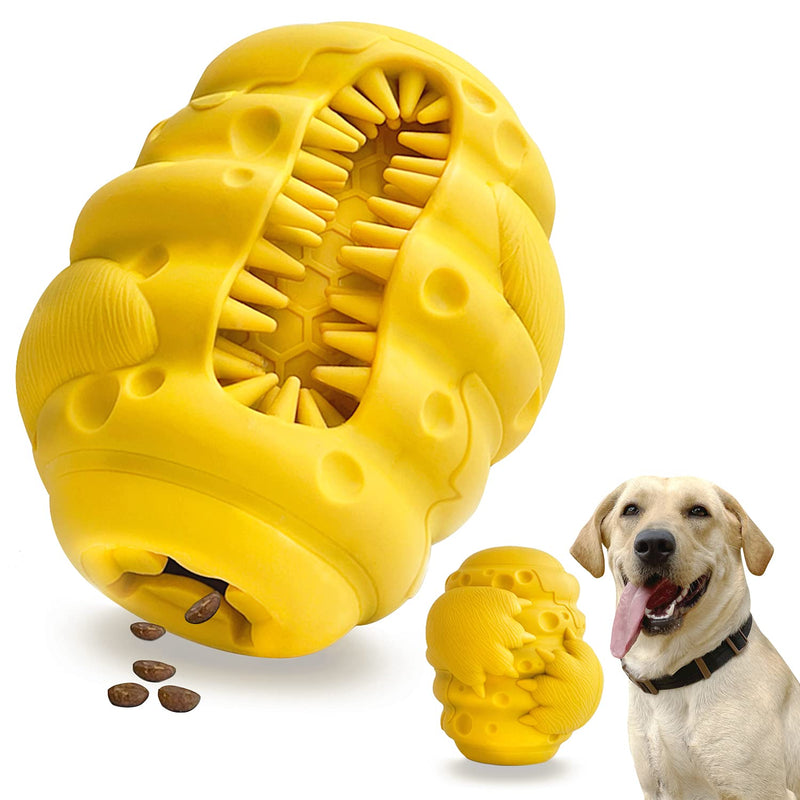 Dog Chew Toys for Aggressive Chewers Large Medium Breeds Dog Puzzle Toys Interactive Treat Dispensing Slow Feeder Nearly Indestructible Heavy Duty Durable 100% Safe Rubber Teeth Cleaning Toys - PawsPlanet Australia