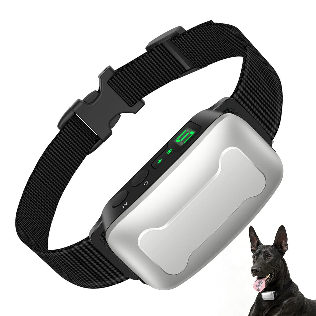 ModoPet 2021 Upgraded Bark Collar Dog Bark Collar Rechargeable Shock Collar for Small Medium Large Dogs, LED Barking Collar with Beep Vibration Shock Modes - PawsPlanet Australia