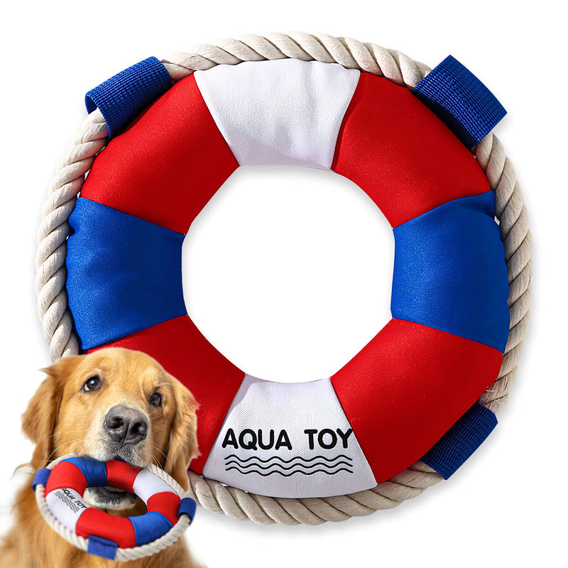 Durable Outdoor Dog Swimming Ring Toys-Dog Flying Disc Interactive Dog Toys Floats in Water & Safe on Teeth - PawsPlanet Australia