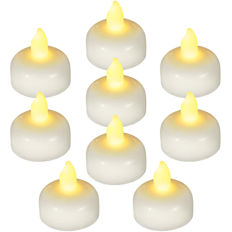 SingTok 24 PCS Floating Votive Tealights, Waterproof Flameless Floating LED Candles, Warm White Battery Operated Flickering LED Tea Lights Candles for Centerpiece, Wedding, Xmas, Bath, Pool, SPA Decor - PawsPlanet Australia
