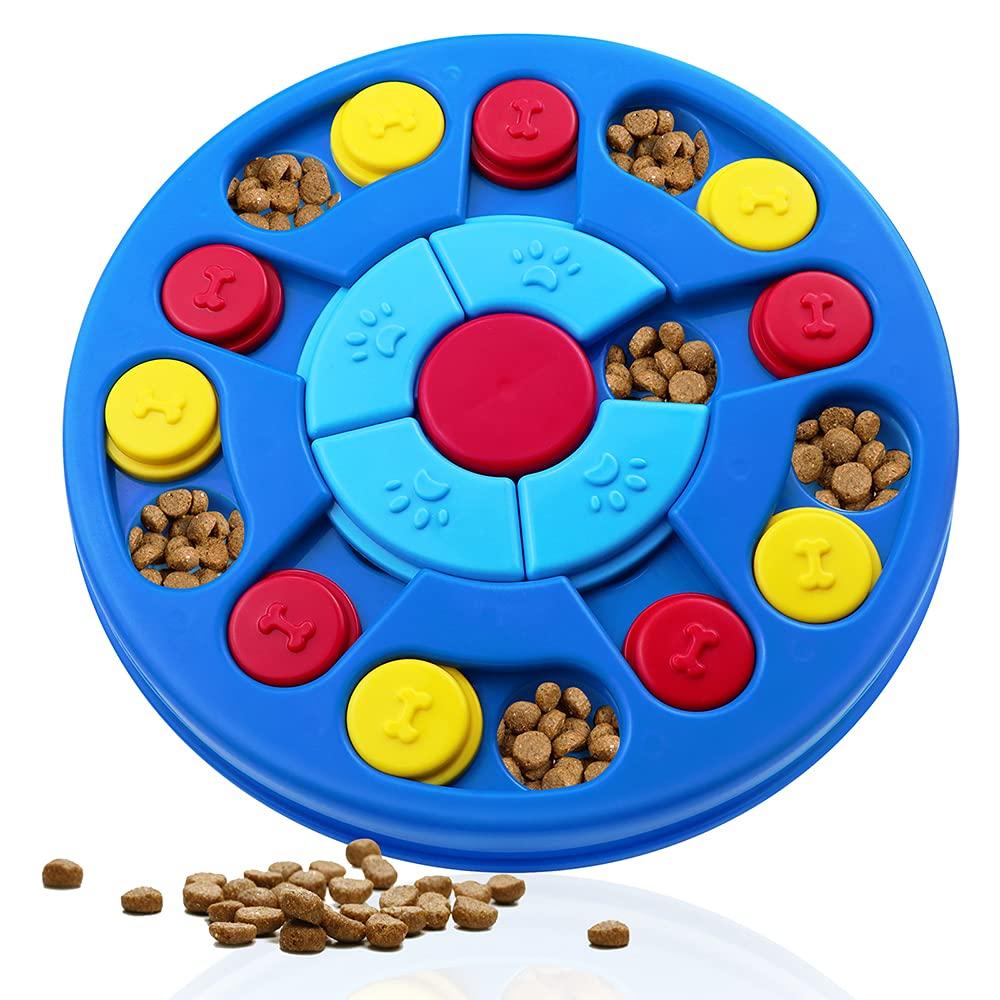 Dog Puzzle Toys Interactive Dog Toys for Puppy IQ Stimulation Treat Training Dog Games Treat Dispenser for Smart Dogs , Puppy &Cats Fun Feeding , Slow Feeding to Aid Pets Digestion ( Level 1-3) - PawsPlanet Australia