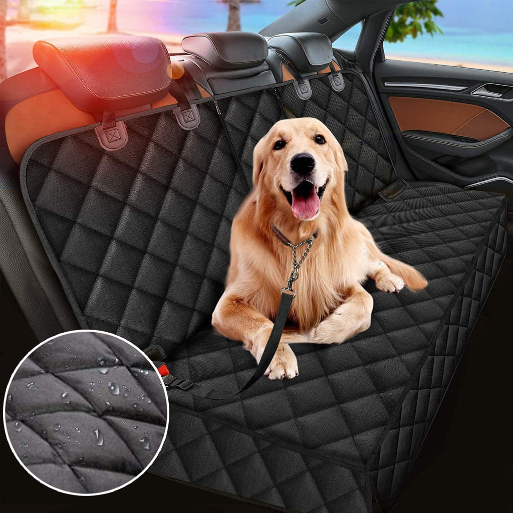 Dog Car Seat Cover, Dog Seat Cover for Back Seat, Nonslip Durable Pet Back Seat Bench Covers, Waterproof Pets Seat Covers for Trucks and SUVs Black - PawsPlanet Australia