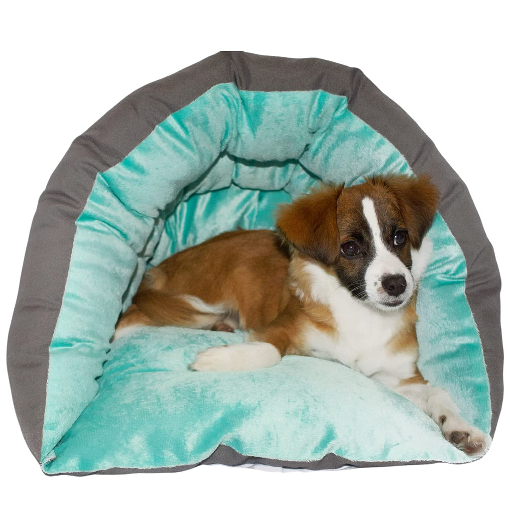 Pet Cuddle Cave - The Soft, Warm, and Cozy Dog or Cat Bed or Lounge for Your Pet to Sleep, Relax, or Burrow Away! for Small Dogs and Cats - PawsPlanet Australia