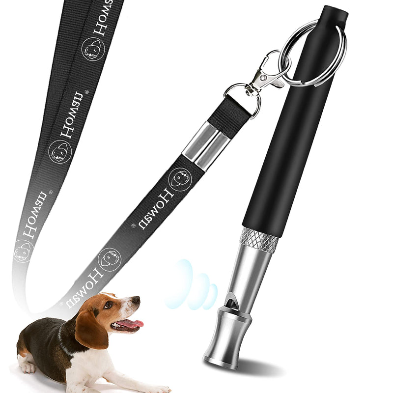 Howan Dog Whistle, Adjustable Pitch for Stop Barking Recall Training- Professional Dogs Training Whistles Tool for with Free Black Strap Lanyard - PawsPlanet Australia