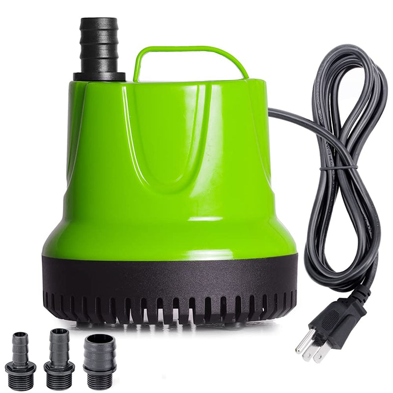 ALLYLANG 330GPH 25W Aquarium Submersible Water Pump, Apply to Fish Tank / Pond Fountain / Statuary / Hydroponics with 3 Nozzles 5.9ft Power Cord (330GPH) - PawsPlanet Australia