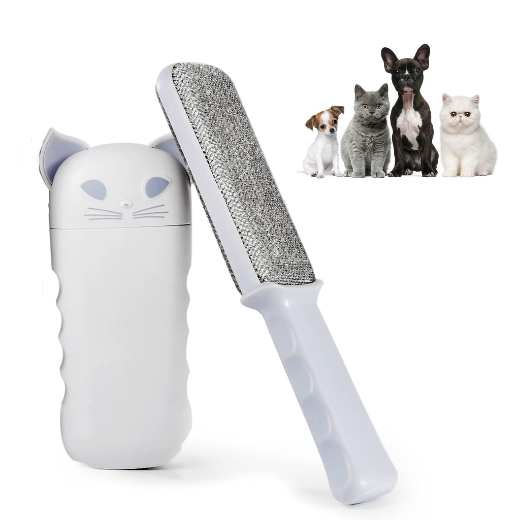Ltopet Pet Hair Remover Double-Sided Dog & Cat Hair Remover Lint Brush Fur Removal Tool with Self-Cleaning Base for Efficient Cleaning Fluff Hair from Couch, Carpet, Clothing, Bedding,Linens - PawsPlanet Australia