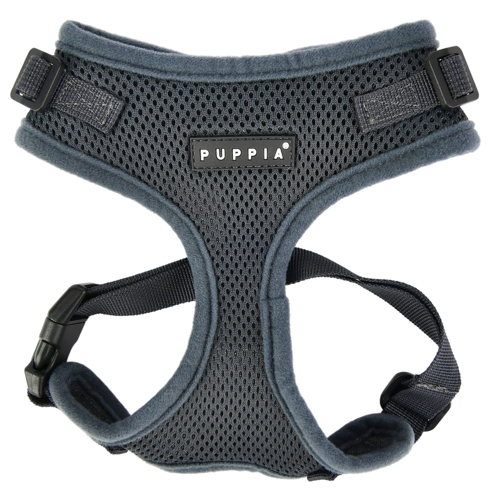 Puppia RiteFit Harness Small GREY - PawsPlanet Australia