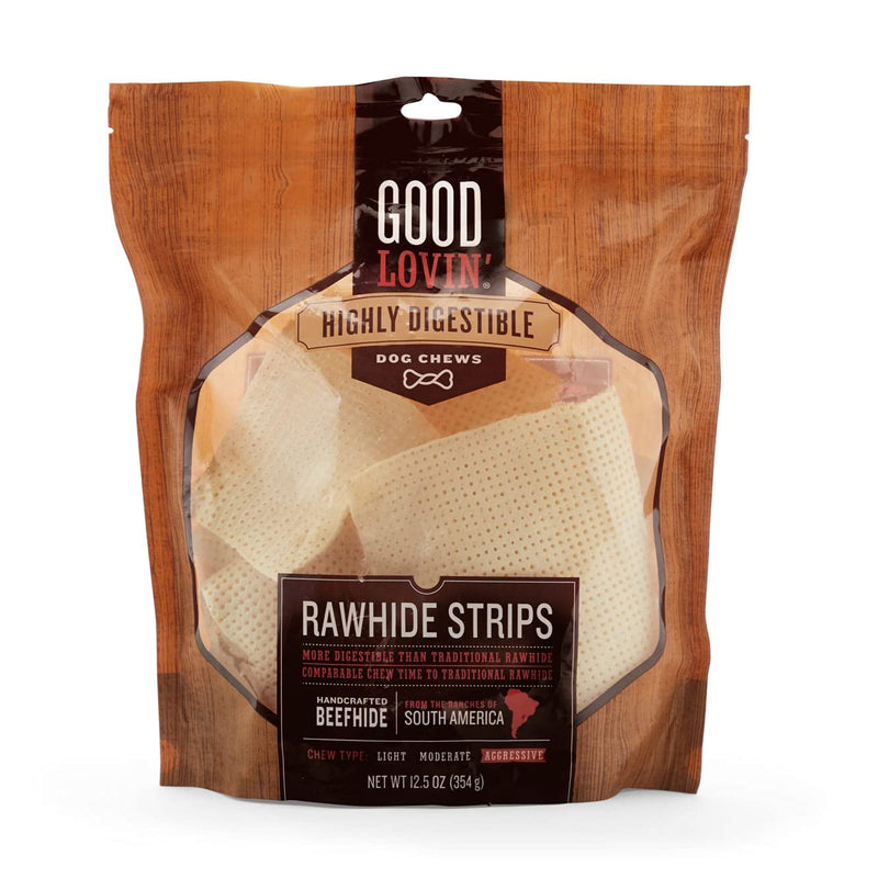 Petco Brand - Good Lovin' Highly Digestible Rawhide Strips for Dogs, 12.5 oz. - PawsPlanet Australia