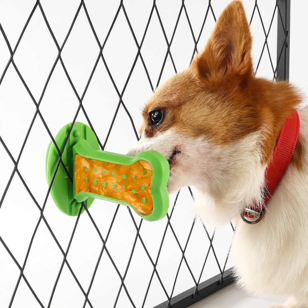 Training Toy Dog Training Aid Dog Treat Dispenser (Dog Peanut Butter Toy for Crate Training, Secures to Crate, Reduces Anxiety) Dog Crate Toy Dog Training Toy green - PawsPlanet Australia