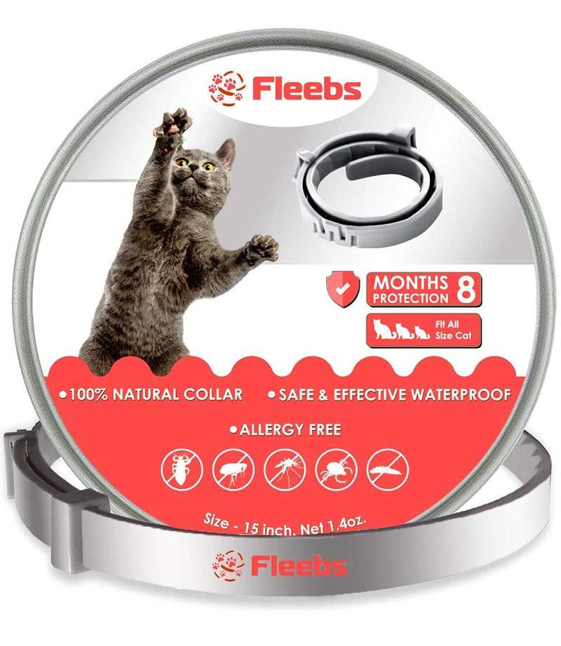 Fleebs Cat Collar for 8-Month Validity Period Adjustable Collars for Cat Kitten Collar Fits All Cats Pet Supplies (Cat Collar) - PawsPlanet Australia