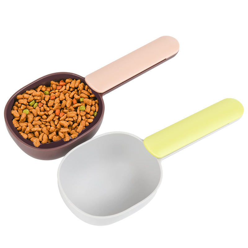 2PCS Yadream Pet Food Spoon Multi-functional Plastic with Fashionable Food Shovel Handle and Comfortable Grip Handle, suitable for Dogs Cats and other pets - PawsPlanet Australia