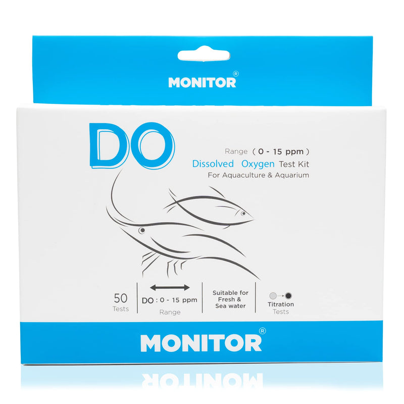 Monitor DISSOLVED Oxygen Test KIT (50 Tests) - Monitor Aquarium and aquaculture Water Quality - PawsPlanet Australia