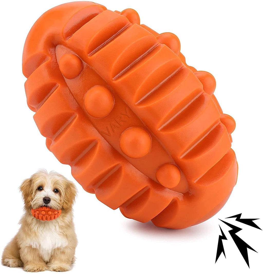 VARY Durable-Dog-Balls-Chew-Toys, Natural Rubber Bounce Balls, Great for Outdoors Training or Fetch Game, Dog Squeaky Toy Suitable for Interactive Training, 4.3 in 0.5 lb(Dog Squeaky Ball Toy) Dog Ball Toy - PawsPlanet Australia