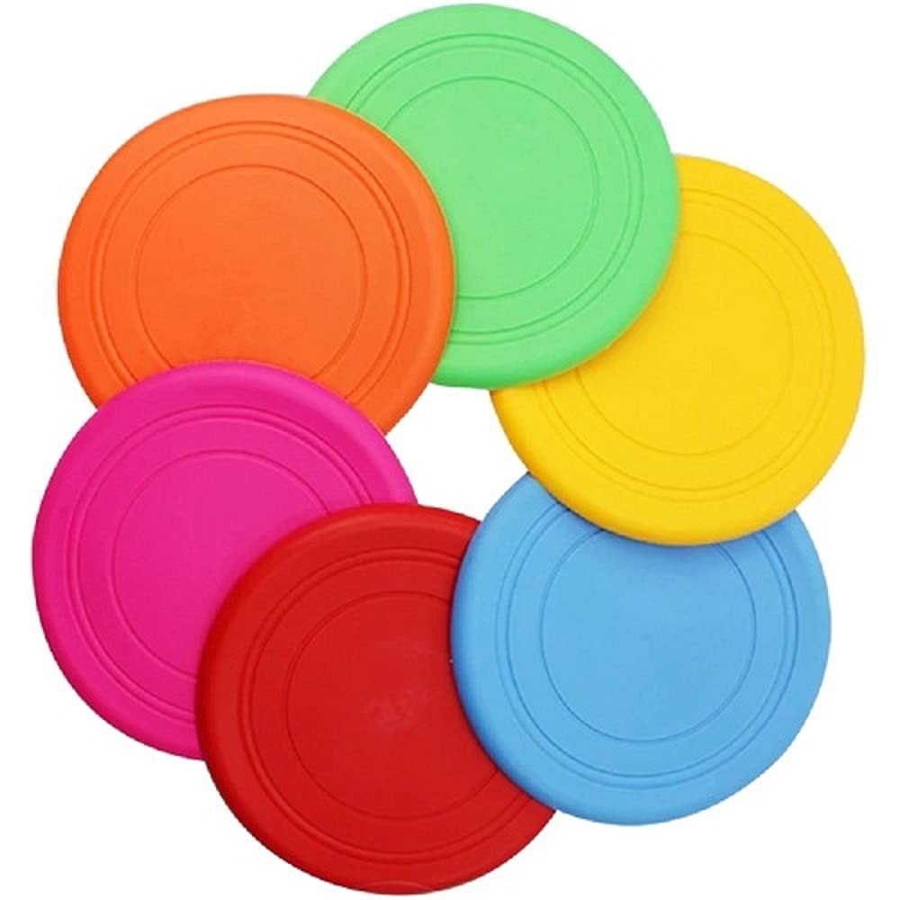 AIWENXIE Dog Flying DiscsTraining Toys -Soft Flying Discs- Silicone Flying Discs 6 Pack- Flying Discs Game - PawsPlanet Australia