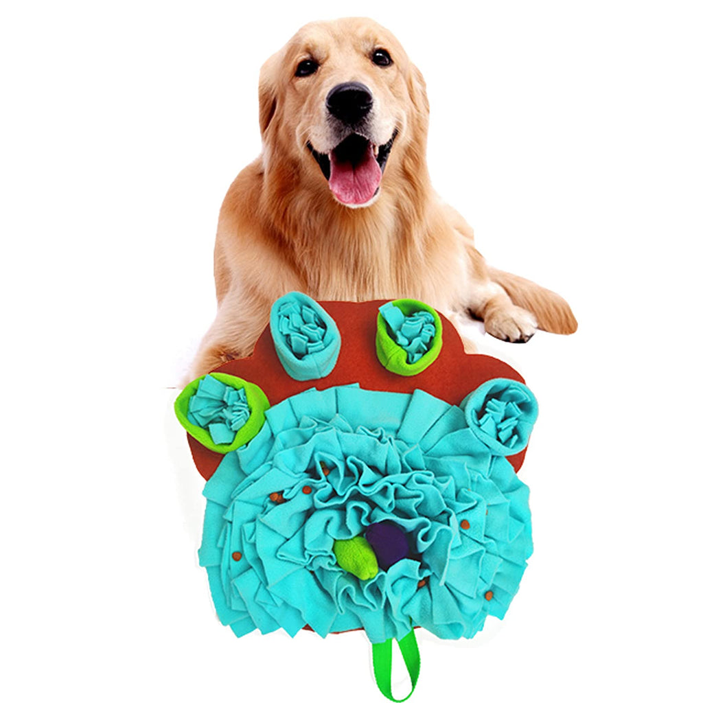 Snuffle Mat for Dogs-Dog Puzzle Toys/Interactive Feed Game for Boredom,Durable and Machine Washabl Dog Food Mat, Encourages Natural Foraging Skills and Stress Relief for Cats Dogs Indoor Outdoor Use - PawsPlanet Australia
