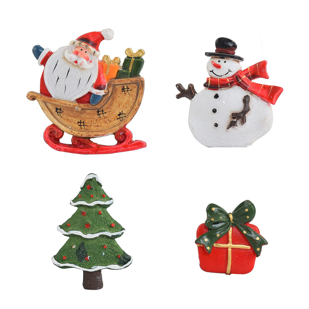Funny Fridge Magnet for Christmas Decor - Colorful Locker Magnets & Office Magnets - Christmas Tree Decorations,Pack of 4(Magnetic) Magnetic - PawsPlanet Australia
