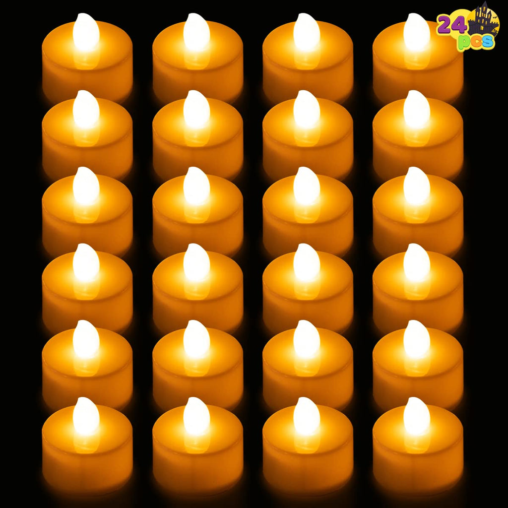 24 Packs LED Tea Light (Candle Shape) - PawsPlanet Australia