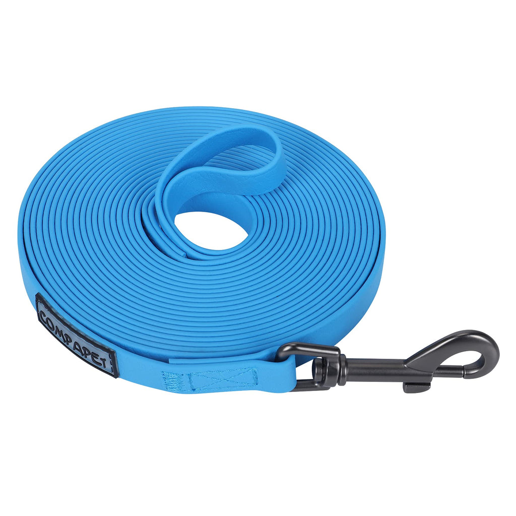 COMPAPET 16/32/49Ft Waterproof Dog Leash Durable PVC Rope, Dog Lead Leash for Large,Medium,Small Dogs, Dog Leash for Walking, Running,Training 16FT Blue - PawsPlanet Australia