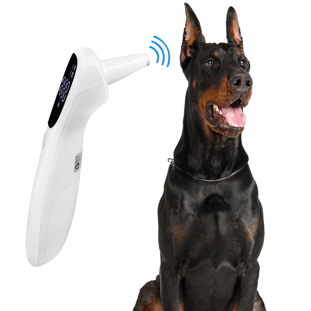 Dog Thermometer Non Contact, Ear Thermometer for Dogs and,Vet Thermometer,Fast Measure pet's Temperature in 1 Second,12 Month Warranty - PawsPlanet Australia